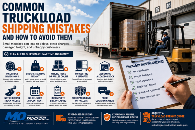 Common Truckload Shipping Mistakes and How to Avoid Them