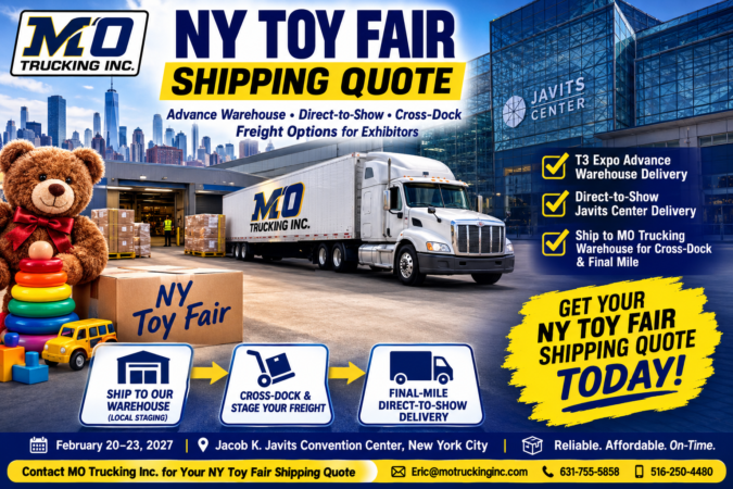 NY Toy Fair Shipping Quote