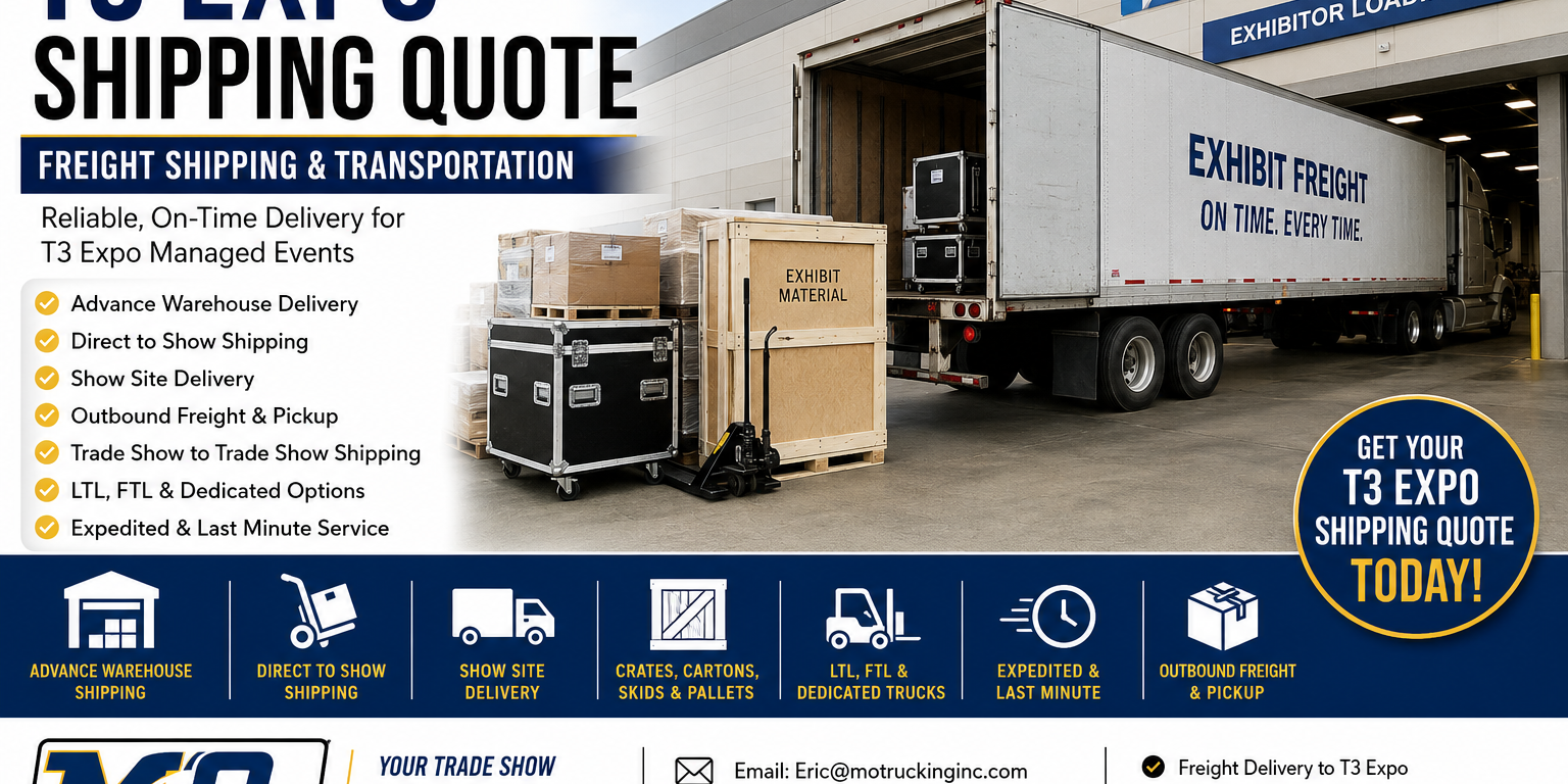 T3 Expo Shipping Quote T3 Expo Shipping Quote