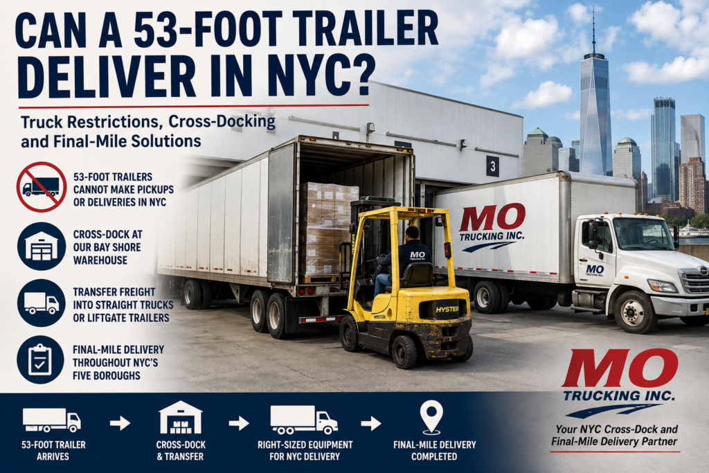 Trailer Deliver in NYC