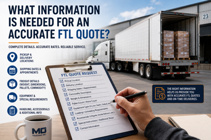 What Information Is Needed for an Accurate FTL Quote What Information Is Needed for an Accurate FTL Quote?