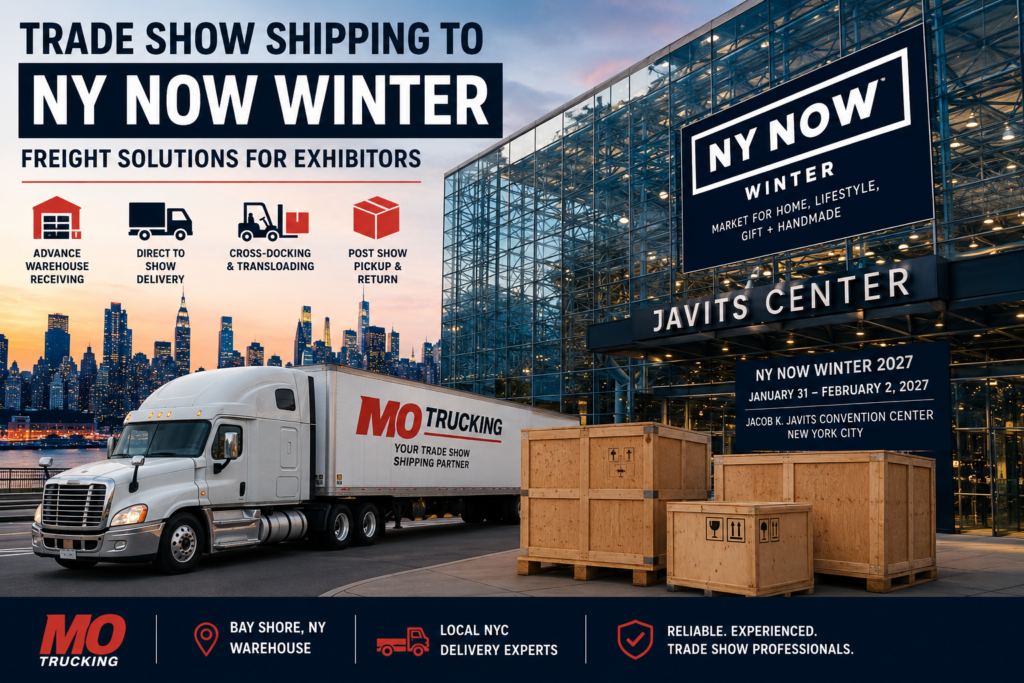Trade Show Shipping to NY NOW WINTER